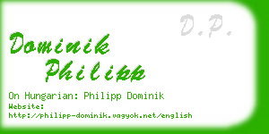 dominik philipp business card